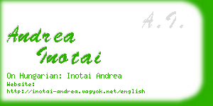 andrea inotai business card